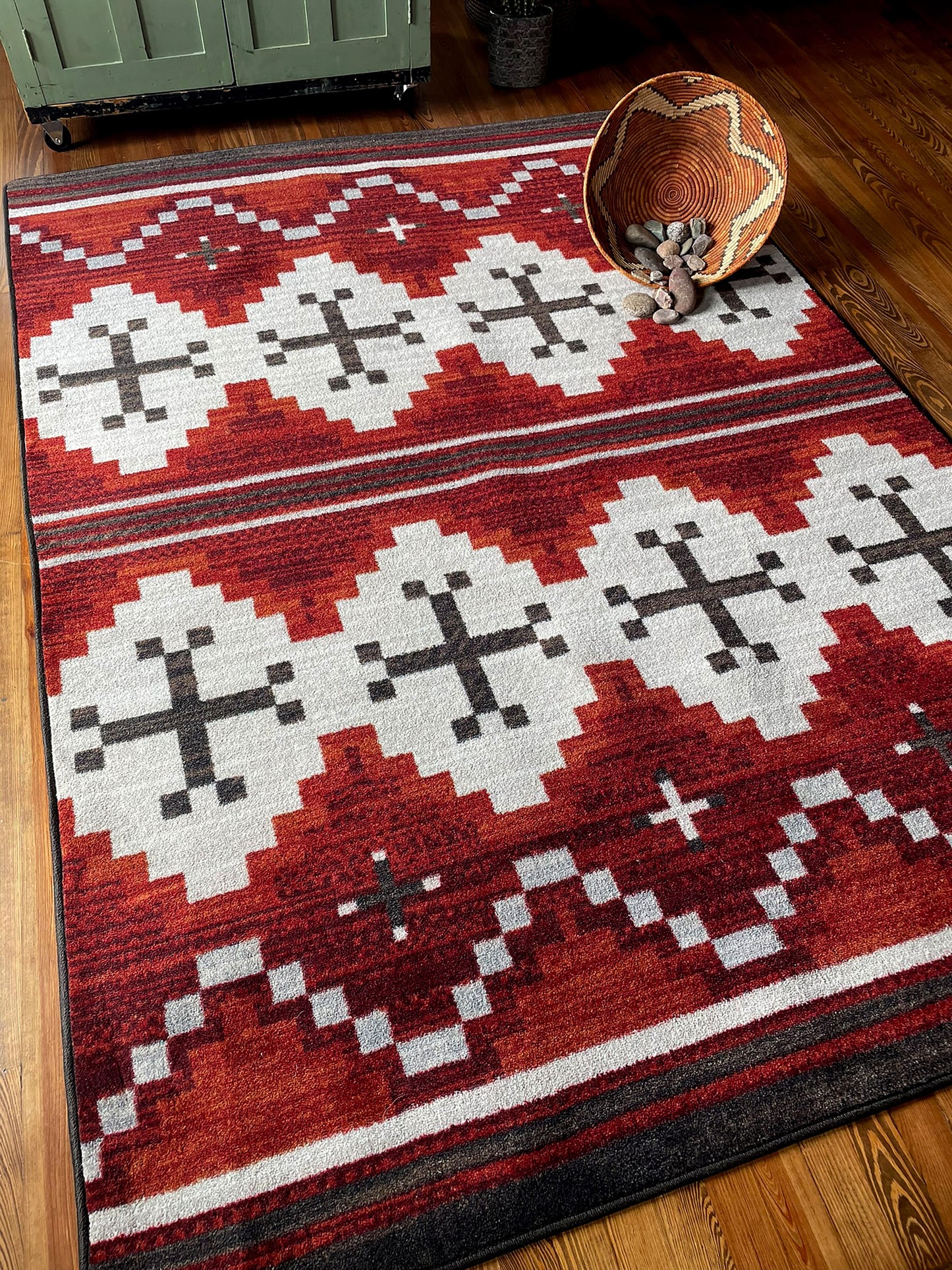 American Dakota Southwestern Mountain Modern rug