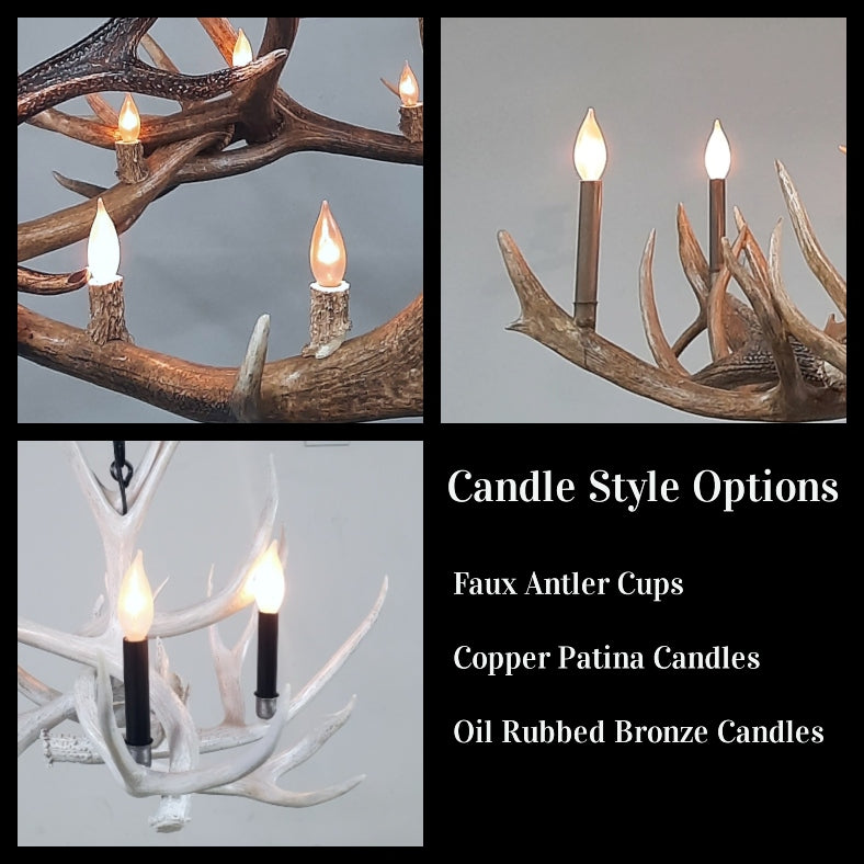 Hayman Series Elk Antler Chandeliers