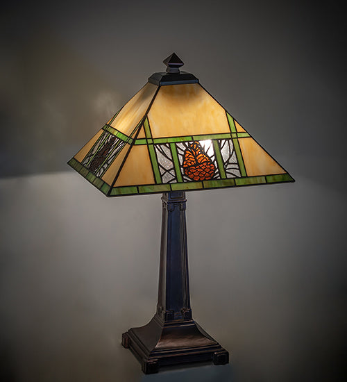 Rustic Cabin Pinecone Ridge Table Lamp