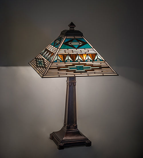 Rustic Lodge Valencia Mission Table Lamp