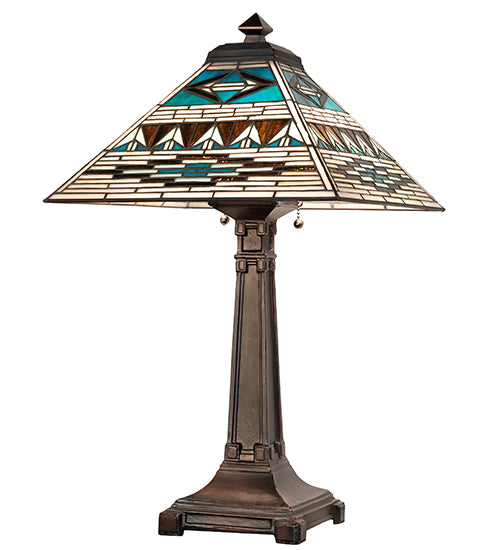 Rustic Lodge Valencia Mission Table Lamp