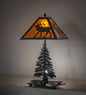 Rustic Lone Elk Accent Lamp