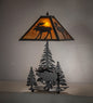 Rustic Mountain Lodge Lone Moose Accent Lamp