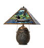 Rustic Cabin Loon Table Lamp