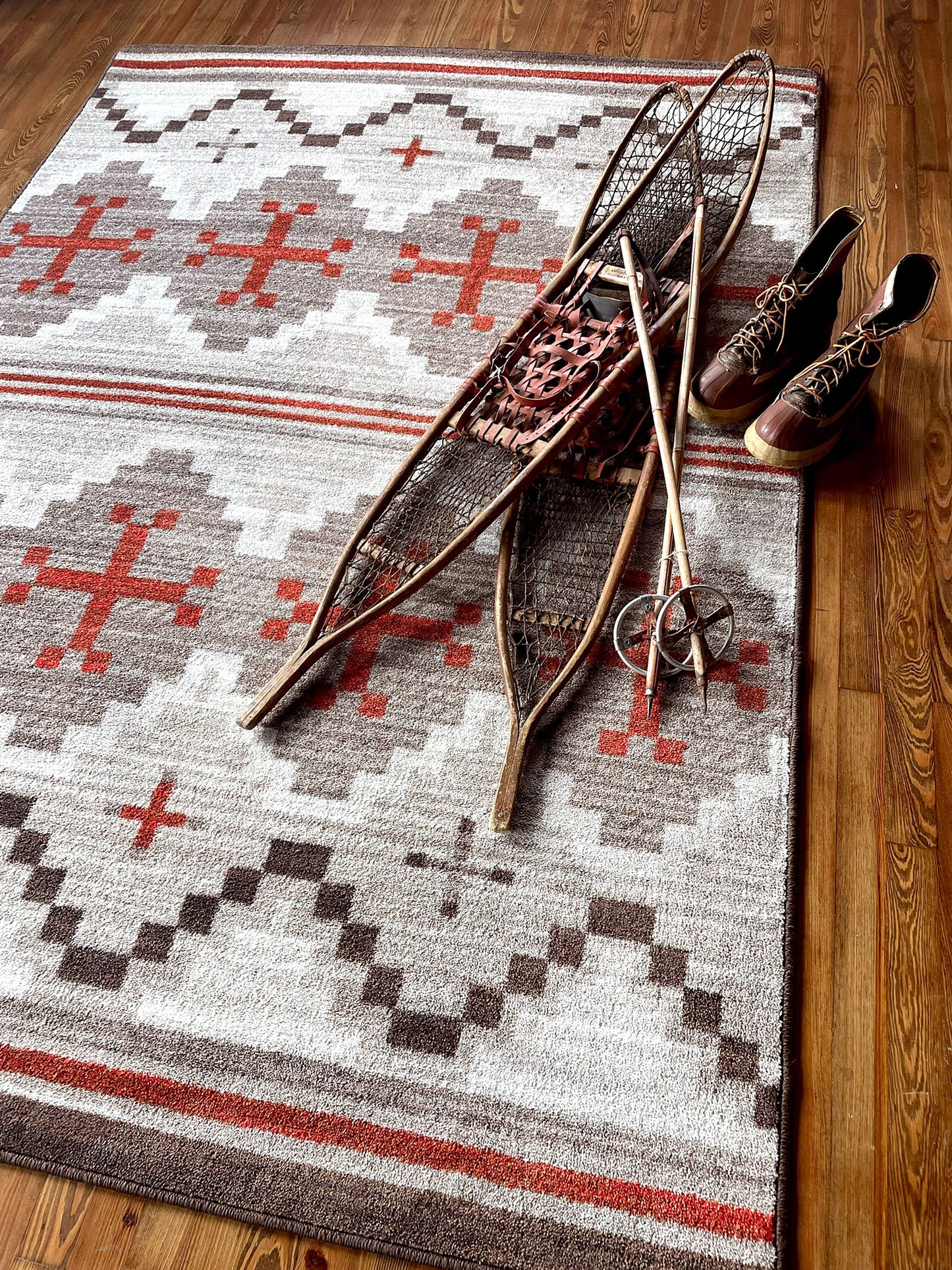 American Dakota Southwestern Mountain Modern rug