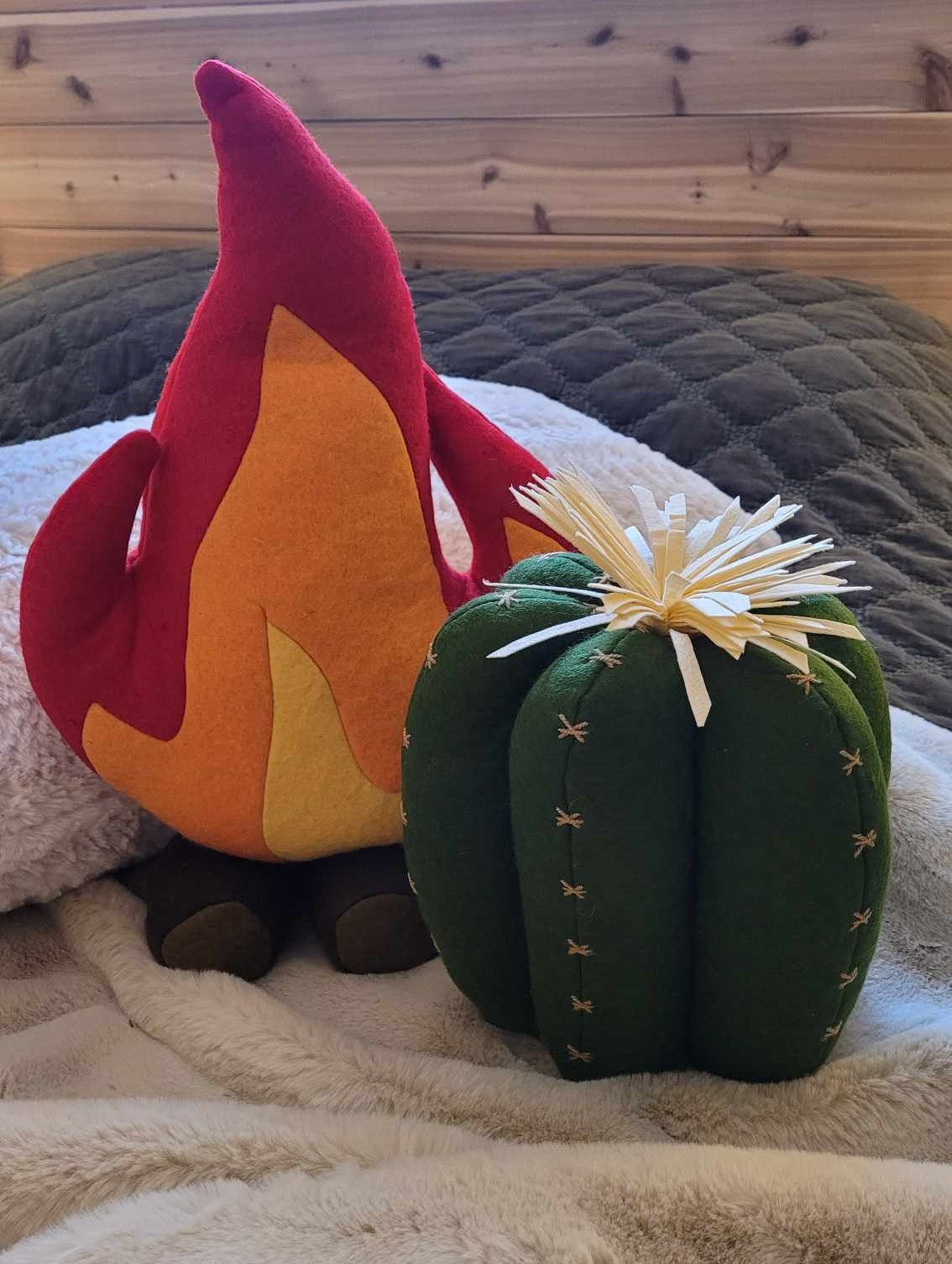 western cactus pillow