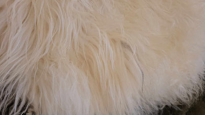 White Icelandic Sheepskin