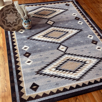 American Dakota Southwestern Mountain Modern rug