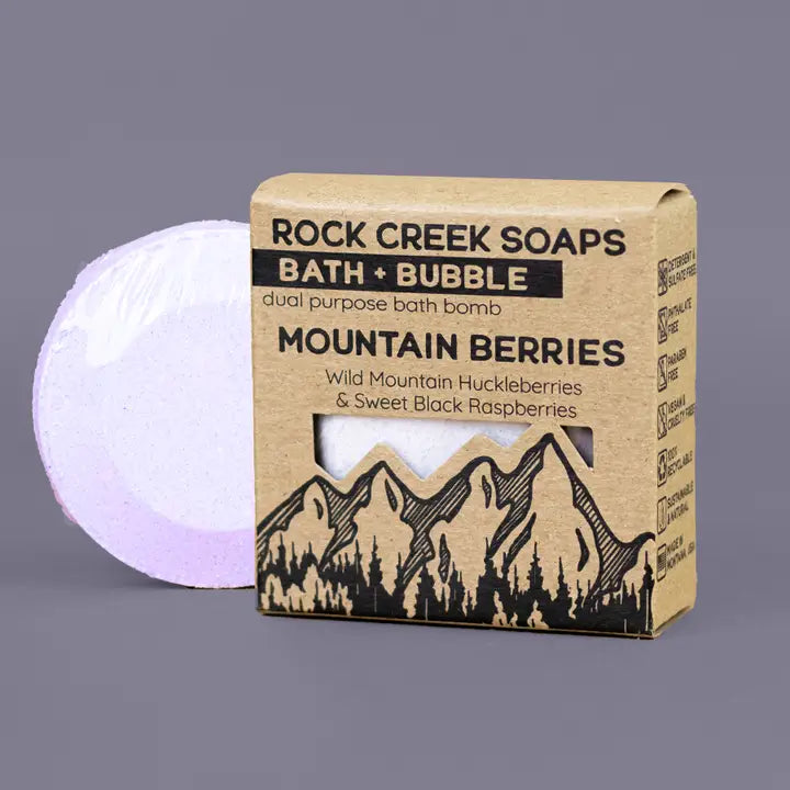 Mountain Berries Bath Bomb | Huckleberry & Raspberry