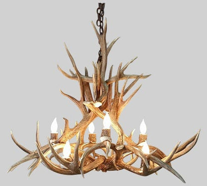 Ponderosa Series Mule Deer Antler Chandeliers