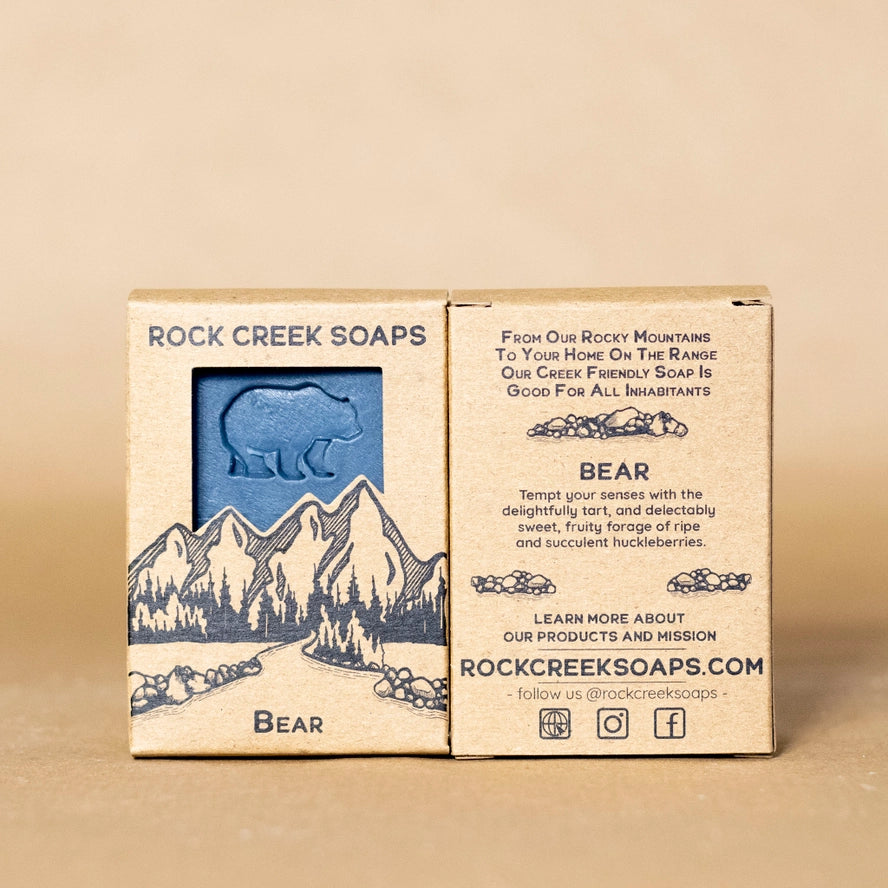 Bear Bar Soap: Huckleberry