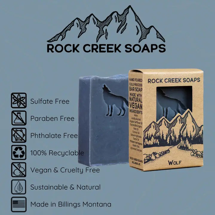 Wolf Bar Soap | Teakwood, Sandalwood & Cardamom