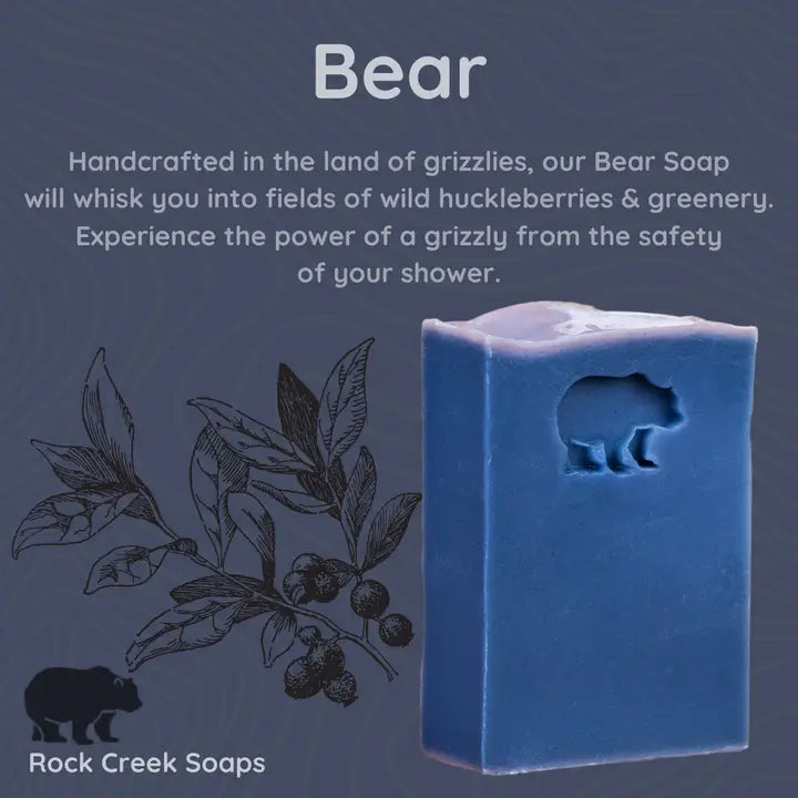 Bear Bar Soap: Huckleberry