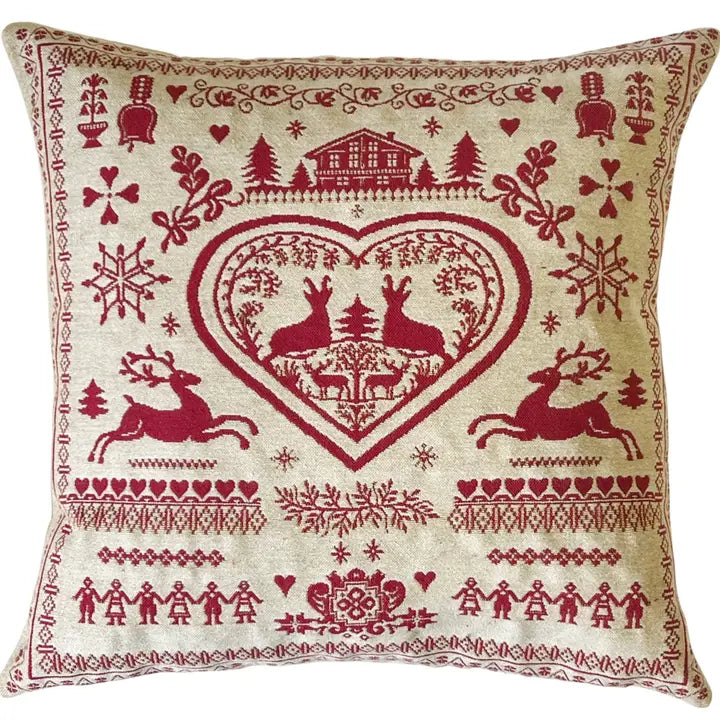 mountain modern ski lodge decor pillow