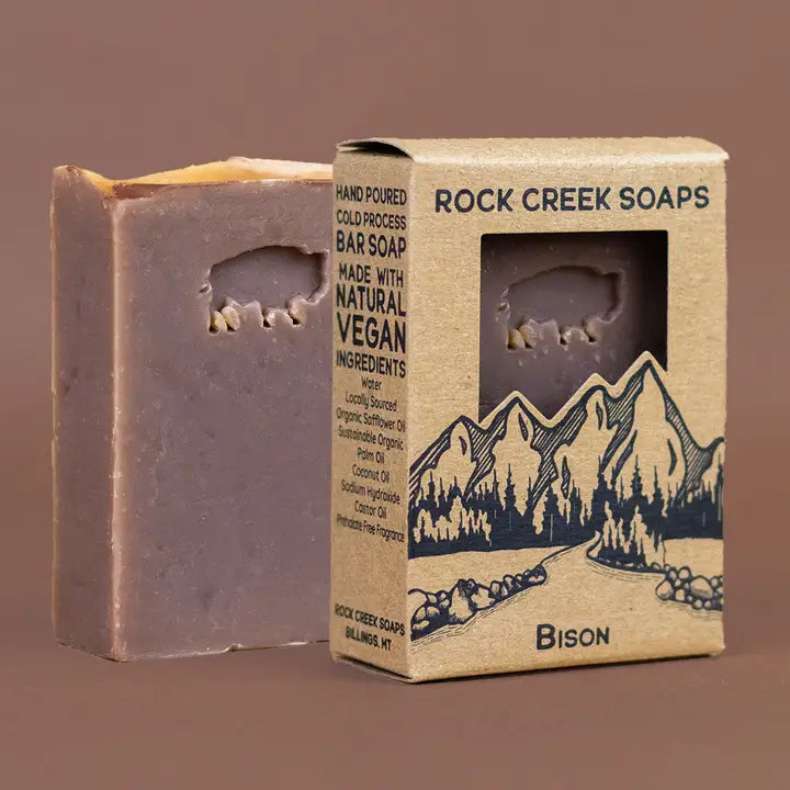 Bison Bar Soap | Amber Vanilla & Lavender