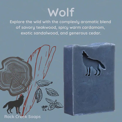 Wolf Bar Soap | Teakwood, Sandalwood & Cardamom