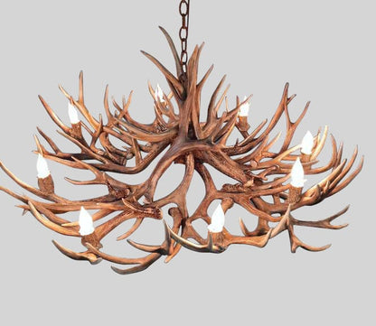 Aspen Series Mule Deer Antler Chandelier