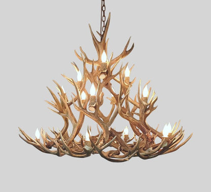 Bristlecone Series Mule Deer Antler Chandeliers