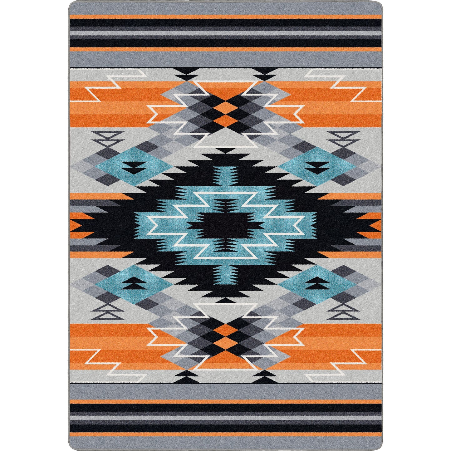 American Dakota Rug - Radio Waves - mountain modern decor