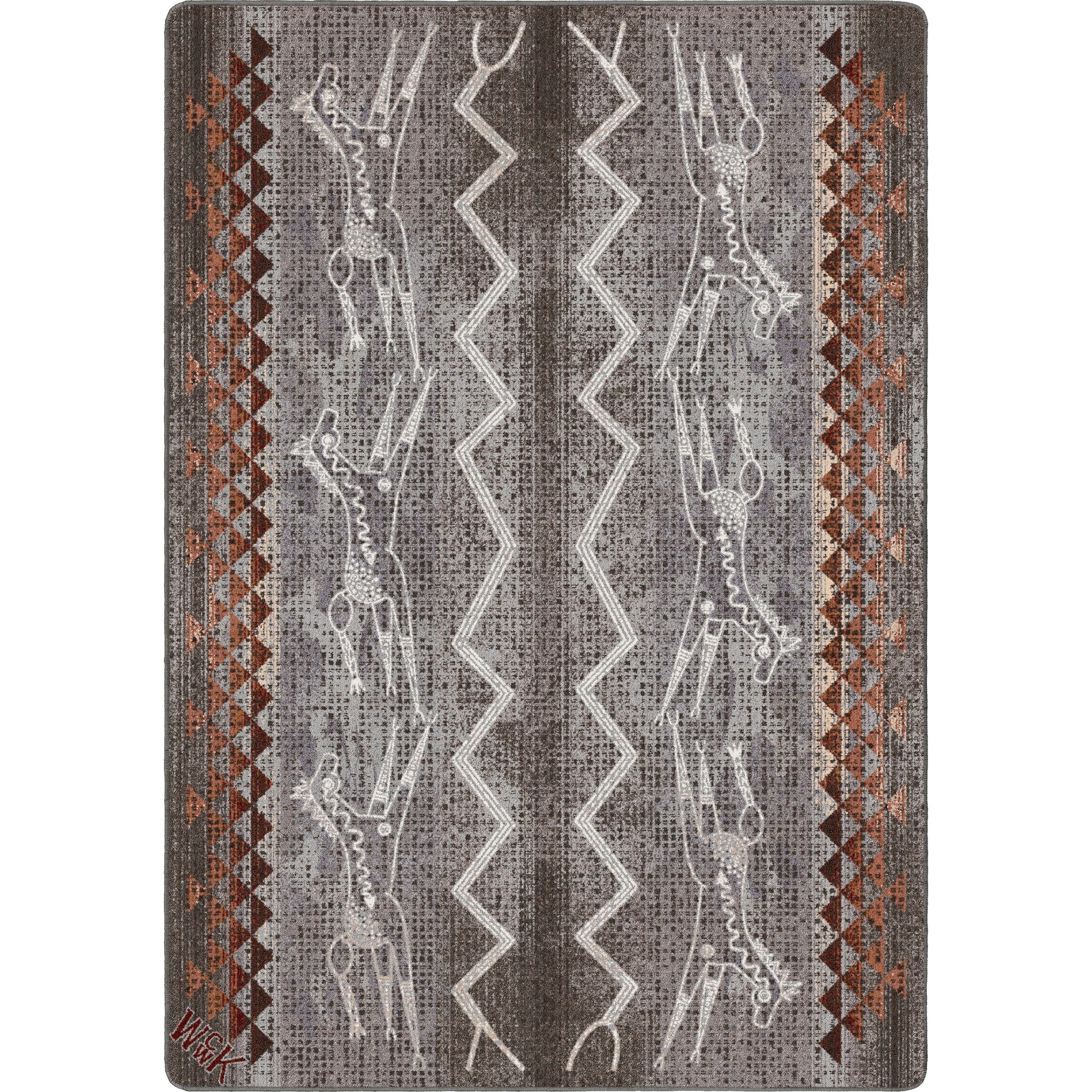 American Dakota Southwestern Mountain Modern Rug