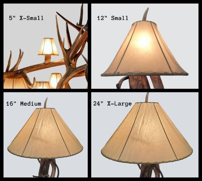 Handmade Natural Rawhide Lampshades