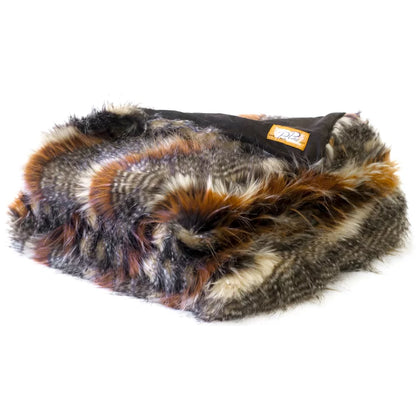 Red Fox Tail Throw