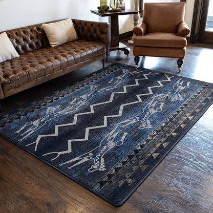 American Dakota Rug -Willow Kip Plains Speak- mountain modern decor