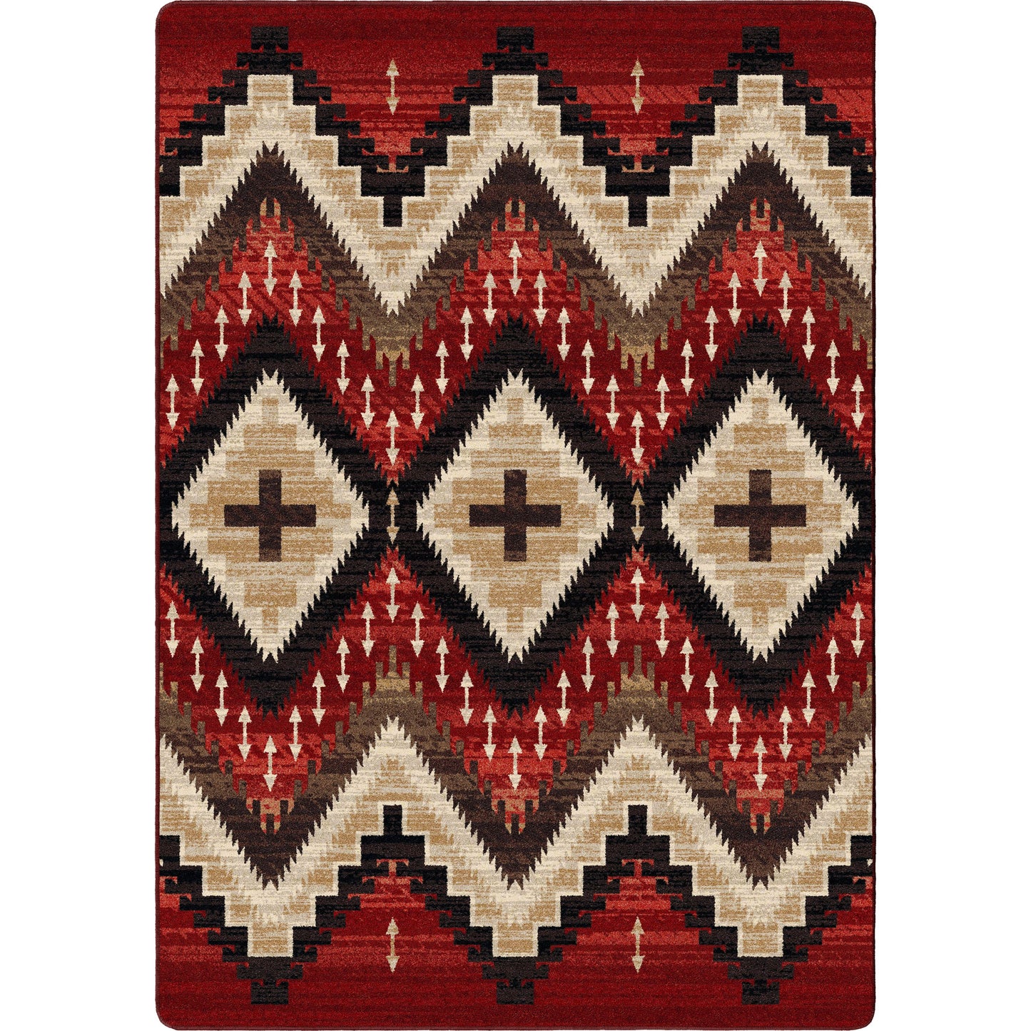 American Dakota Southwestern Mountain Modern rug