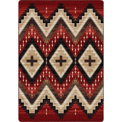 American Dakota Southwestern Mountain Modern rug