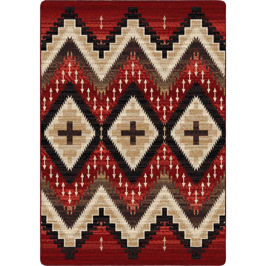 American Dakota Southwestern Mountain Modern rug