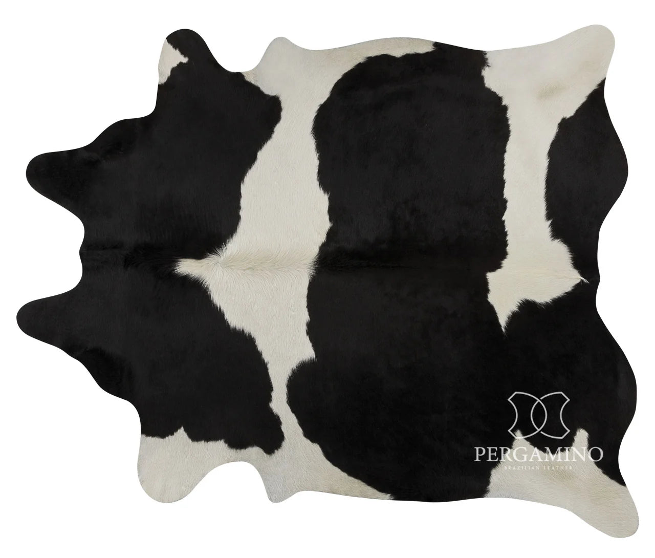 Genuine Brazilian Cowhide - Black & White