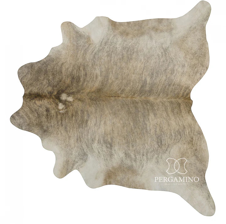 Genuine Brazilian Cowhide - Brindle Light