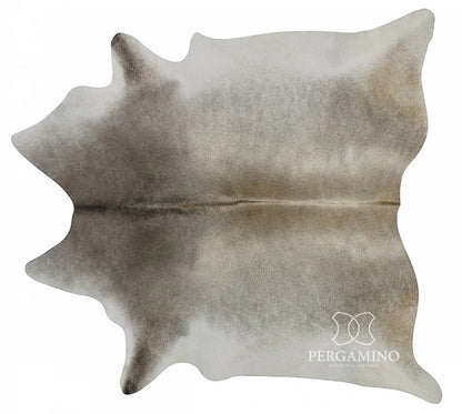 Genuine Brazilian Cowhide - Grey Palomino