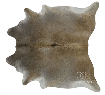 Genuine Brazilian Cowhide - Grey Palomino