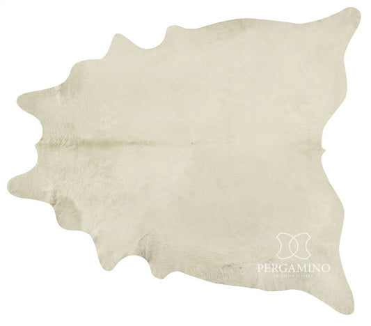 Genuine Brazilian Cowhide - White