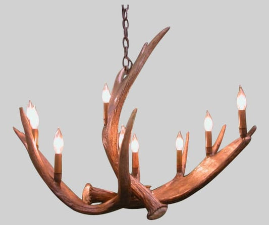 rustic antler chandelier mountain modern