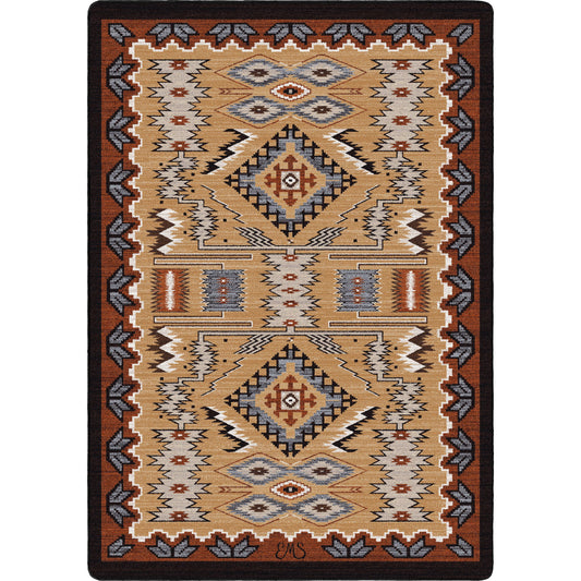 American Dakota Southwestern Mountain Modern rug