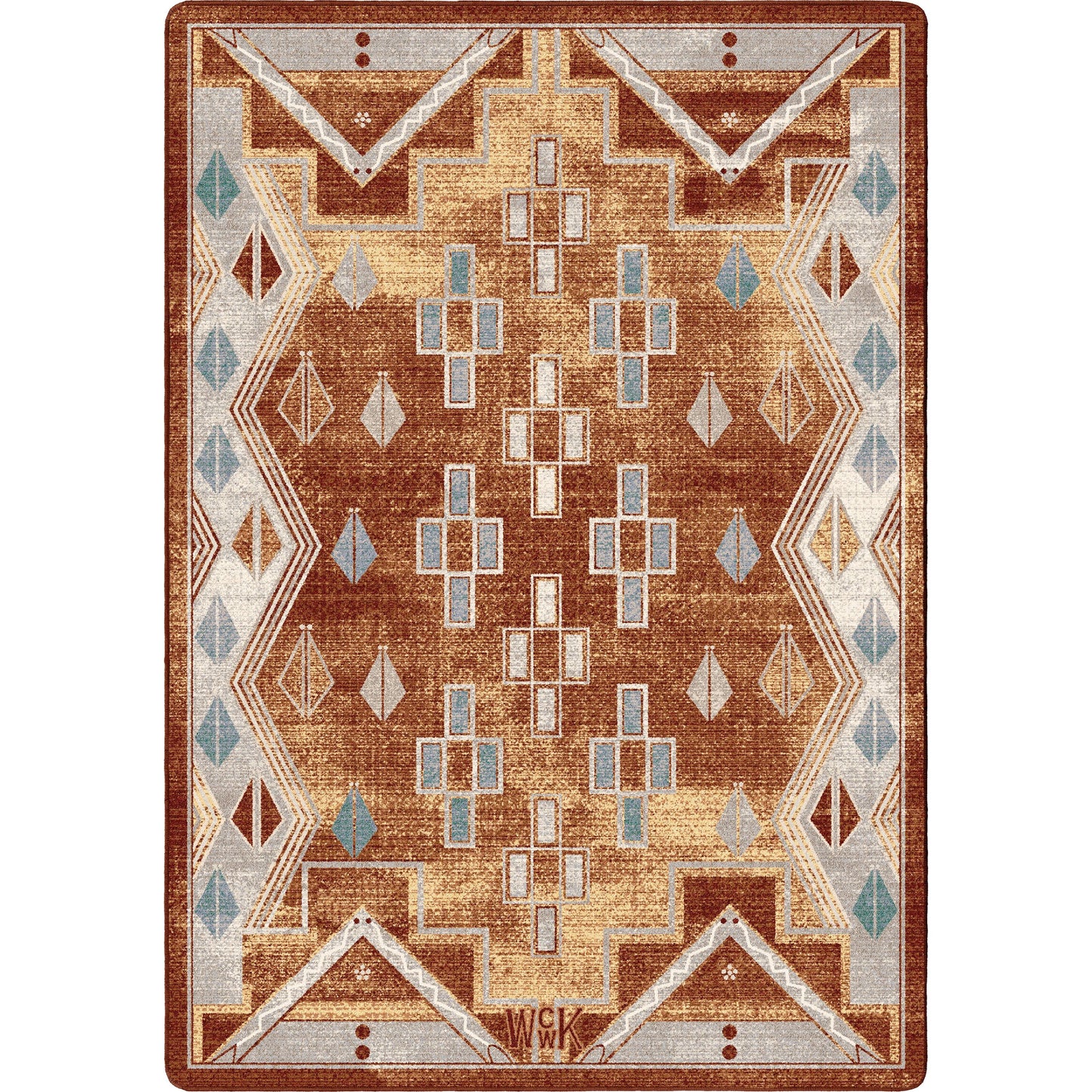 American Dakota Rug -Willow Kip peak to peak- mountain modern decor