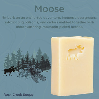 Moose Bar Soap: Balsam & Cedar