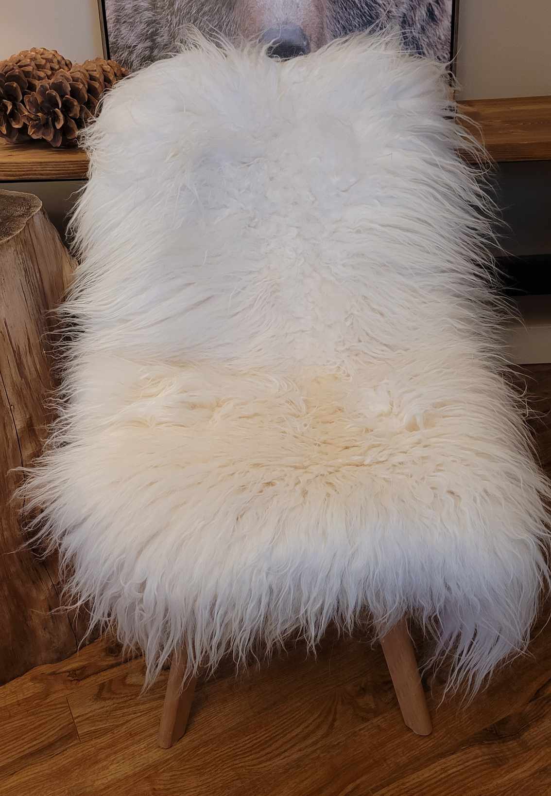 White Icelandic Sheepskin