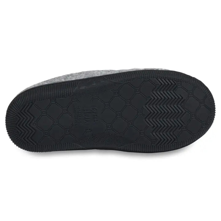 Women's Faux Wool Tube Quilted Clog Slipper