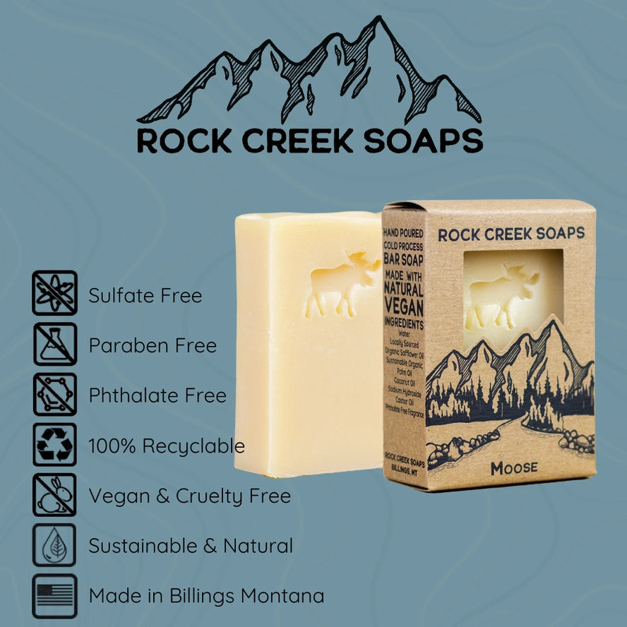 Moose Bar Soap: Balsam & Cedar