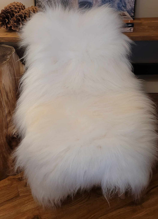 White Icelandic Sheepskin