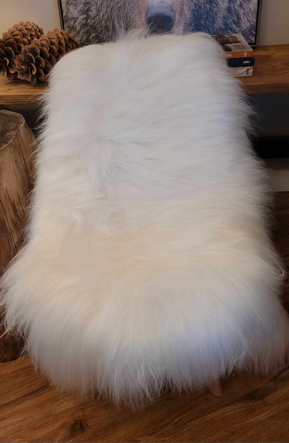 White Icelandic Sheepskin