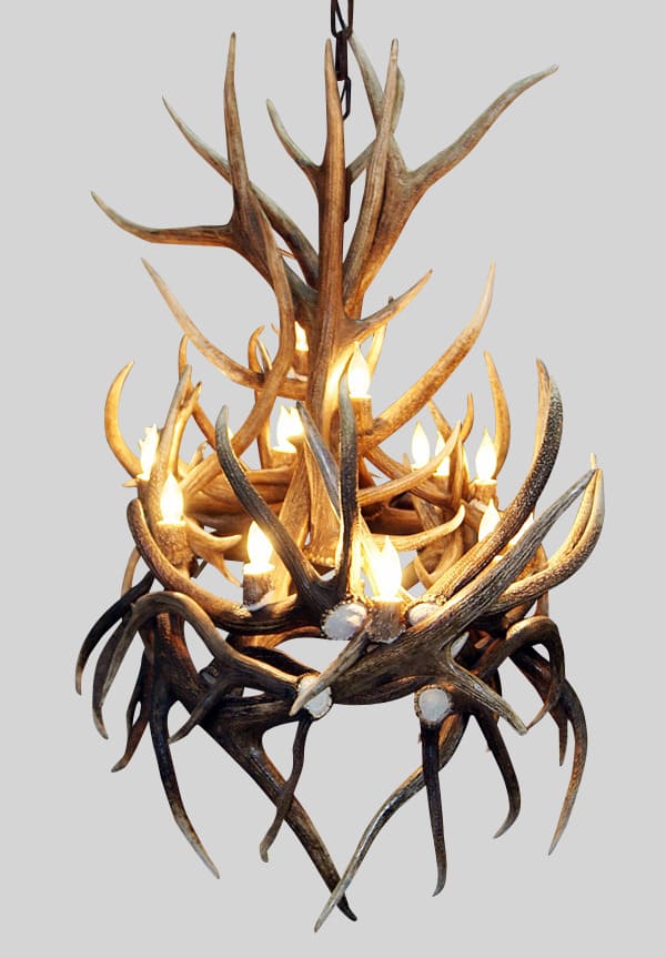 Hayman Series Elk Antler Chandeliers