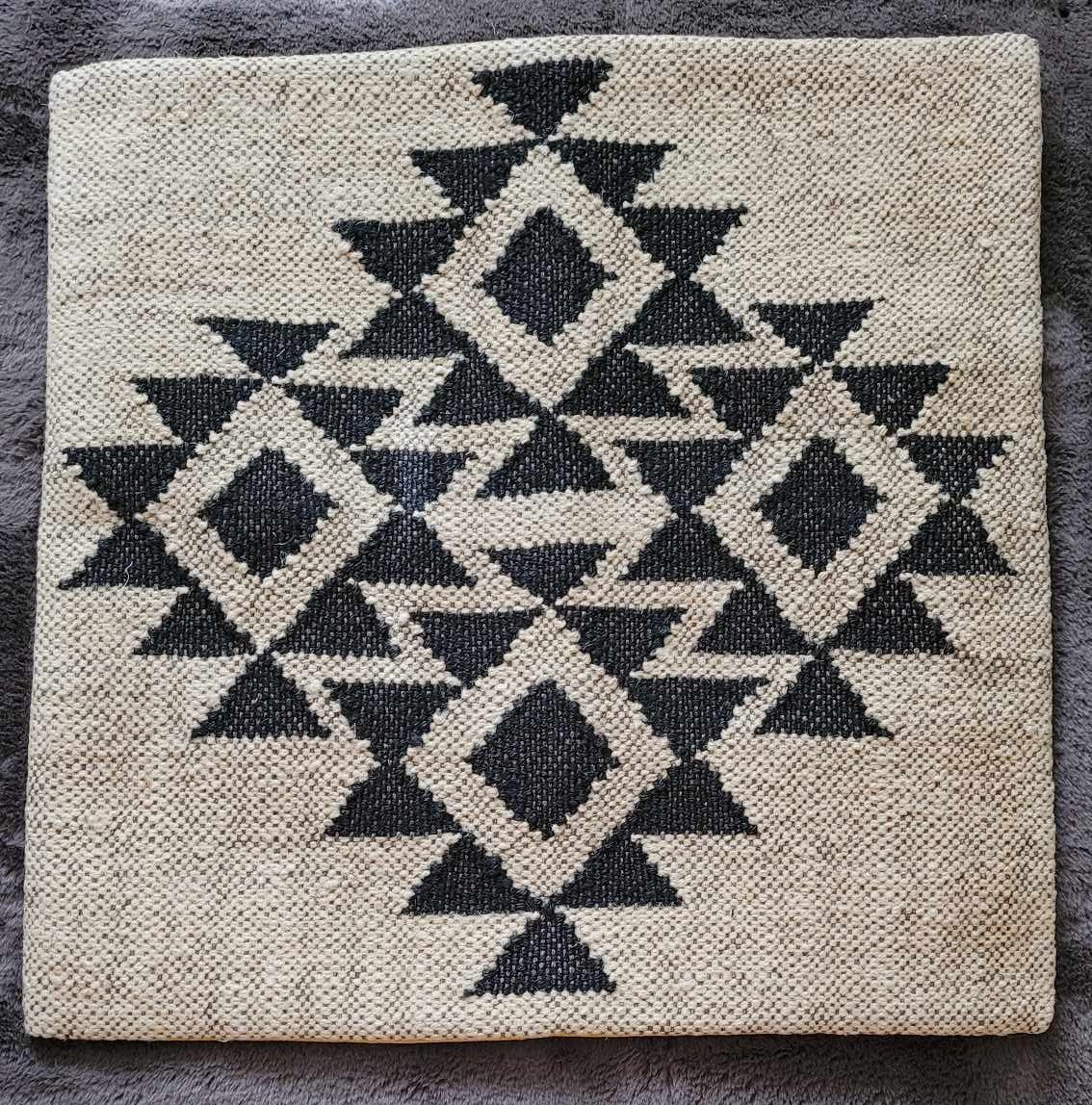 Wool Kilim Pillow Cover Geometric