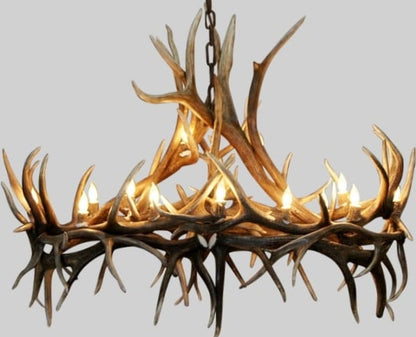 Hayman Series Elk Antler Chandeliers