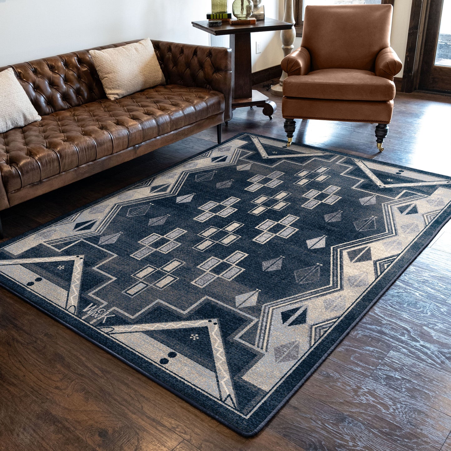 American Dakota Southwestern Mountain Modern Rug