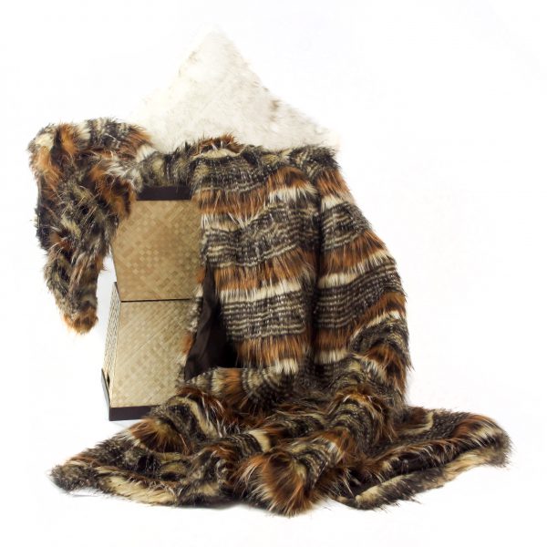 Red Fox Tail Throw