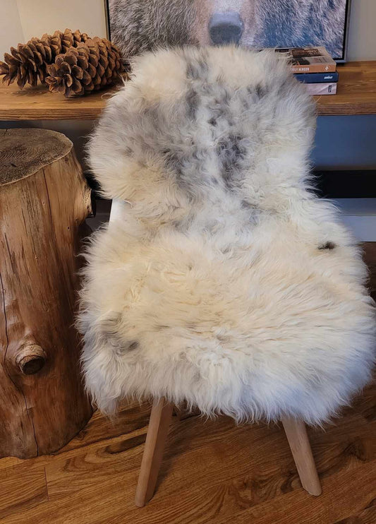 Spotted Natural Sheepskin